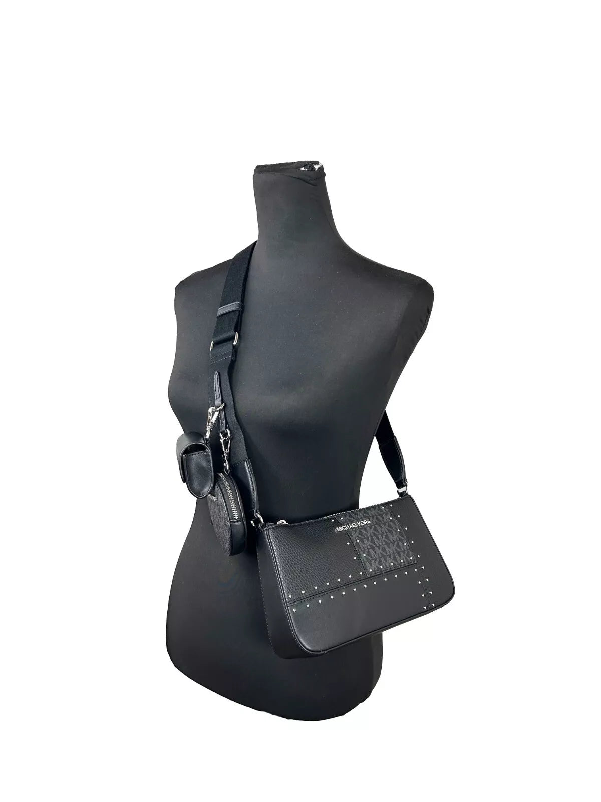 Sac à main Michael Kors Crossbody Tech Attachment noir