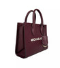 Michael Kors Mirella Small Top Zip Tote Bag Maroon