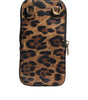 Dolce & Gabbana Brown Leopard Print Dauphine Leather Zip Around Wallet