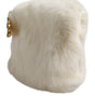 Sac à main en fourrure blanche Dolce &amp; Gabbana
