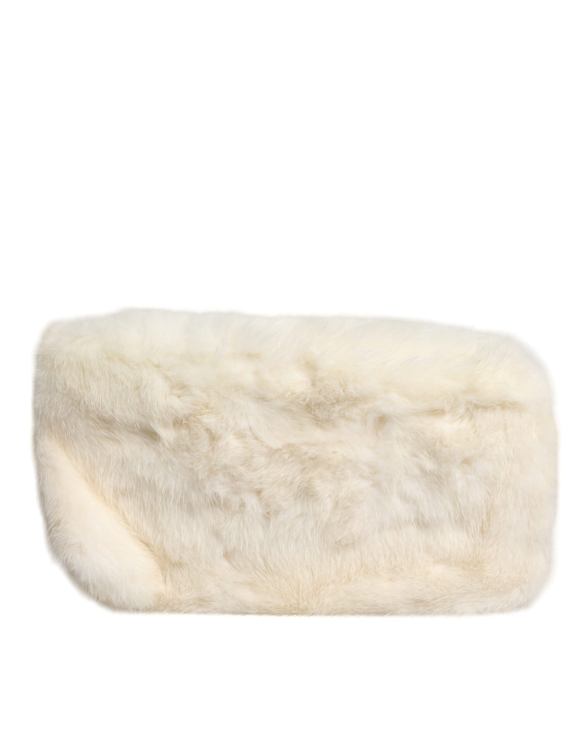 Sac à main en fourrure blanche Dolce &amp; Gabbana