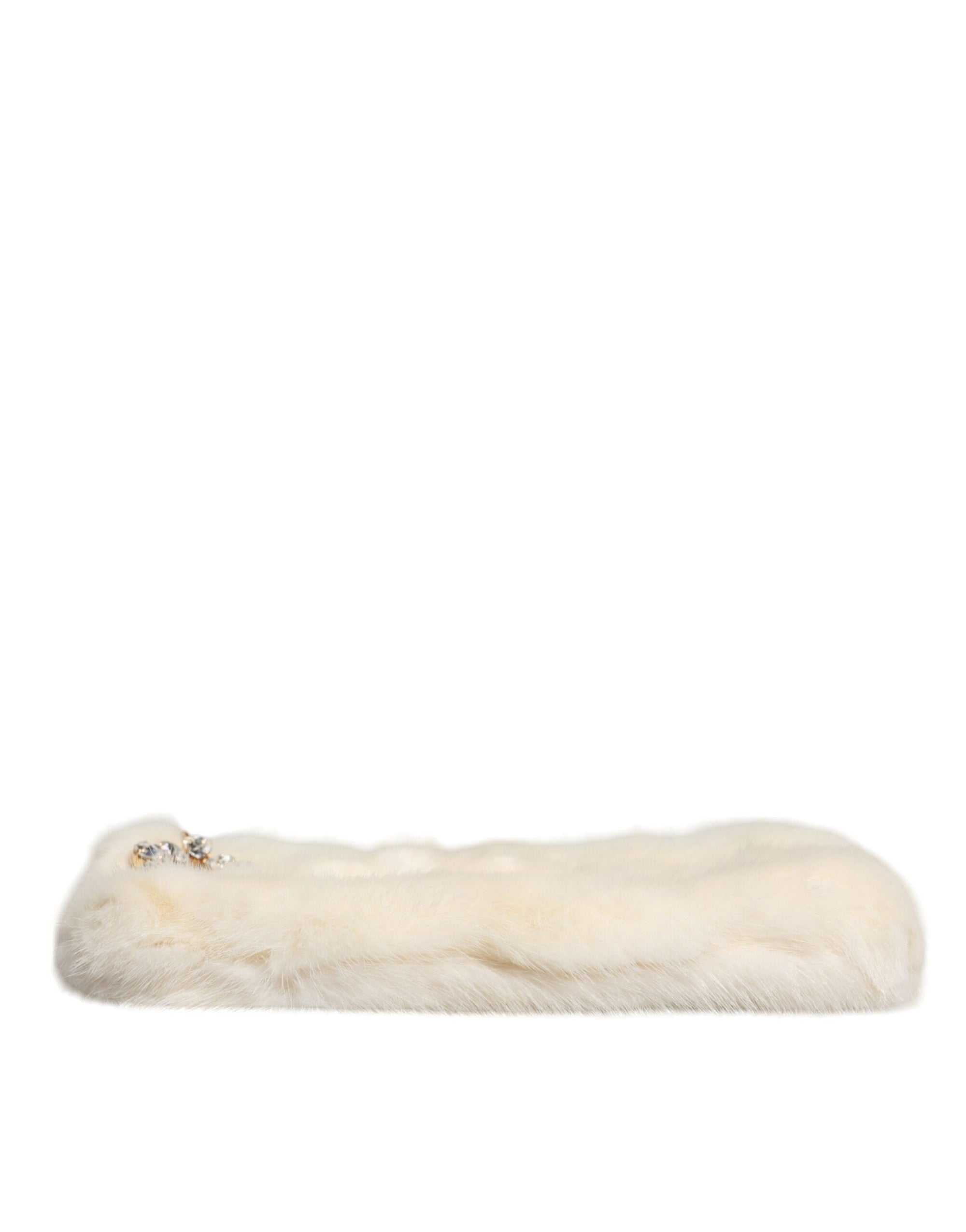 Sac à main en fourrure blanche Dolce &amp; Gabbana