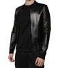 Dolce & Gabbana Black Lambskin Full Zip Biker Blouson Jacket
