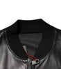 Dolce & Gabbana Black Lambskin Full Zip Biker Blouson Jacket