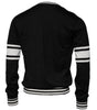 Dolce & Gabbana Black White Guitar Silk Crew Neck Sweater