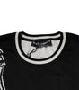 Dolce & Gabbana Black White Guitar Silk Crew Neck Sweater