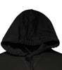 Dolce & Gabbana Black Cotton Hooded DG Shield Pullover Sweater