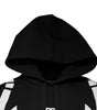 Dolce & Gabbana Black White Logo Hooded Sweatshirt Sweater