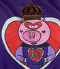 Dolce & Gabbana Purple Year Of The Pig Full Zip Bomber Sweater