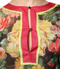 Dolce & Gabbana Multicolor Floral Silk Kaftan Maxi Dress