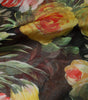 Dolce & Gabbana Multicolor Floral Silk Kaftan Maxi Dress