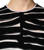 Dolce & Gabbana Black White Zebra A-line Sheath Mini Dress