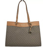 Michael Kors Jet Set Large Pocket Tote Bag Brown