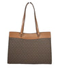 Michael Kors Jet Set Large Pocket Tote Bag Brown