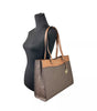 Michael Kors Jet Set Large Pocket Tote Bag Brown