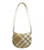 Burberry Mini Check Rocking Horse Crossbody Bag Purse