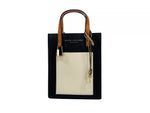 Marc Jacobs Micro Grind Leather Crossbody Bag Smoke Almond