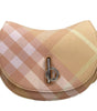 Burberry Mini Check Rocking Horse Crossbody Bag Purse Peach