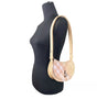 Burberry Mini Check Rocking Horse Crossbody Bag Purse Peach