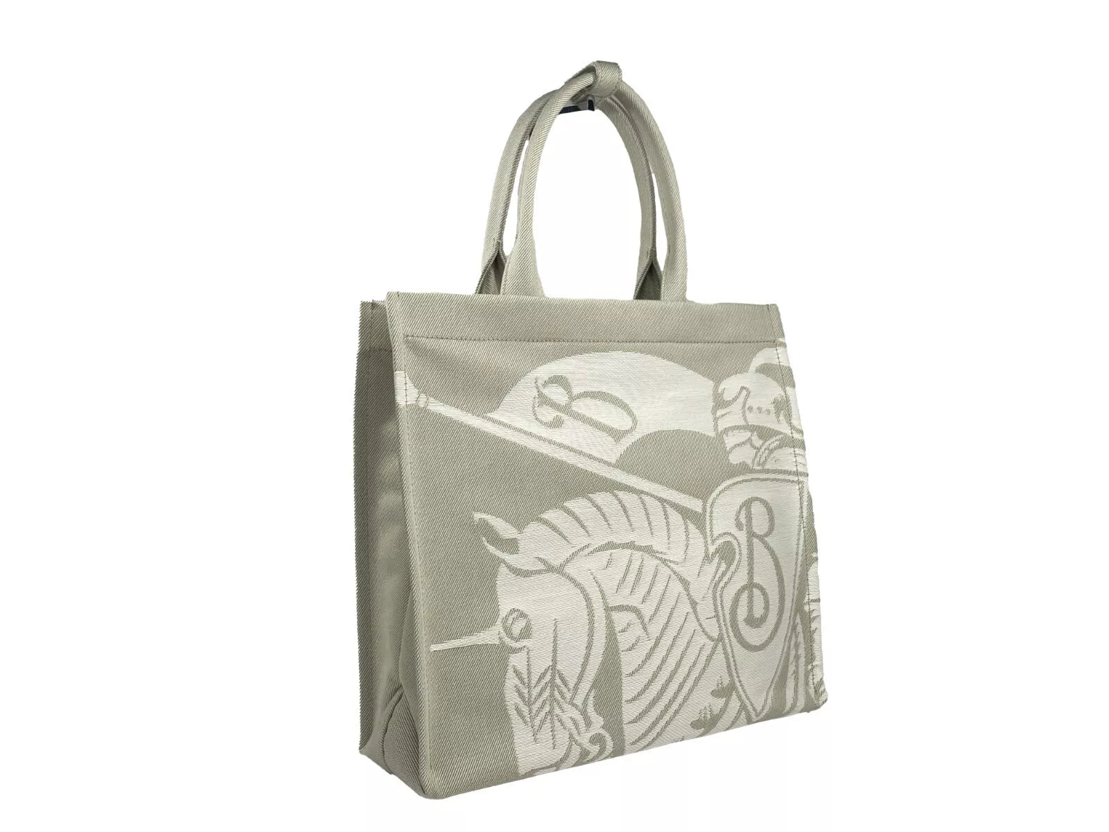 Sac fourre-tout Burberry EKD en toile avec pochette à monnaie beige
