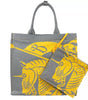Sac fourre-tout en toile Burberry EKD avec pochette à monnaie, motif tournesol gris