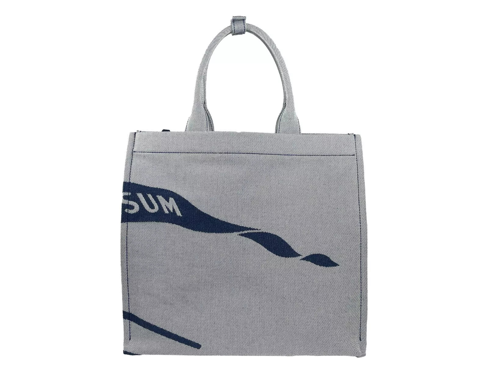 Sac fourre-tout Burberry en toile bleu marine EKD avec pochette à monnaie