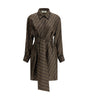 Robe chemise à motif Fendi FF