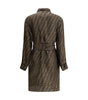 Robe chemise à motif Fendi FF