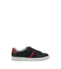 Gucci Black Leather Sneakers