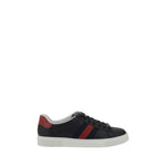 Gucci Black Leather Sneakers
