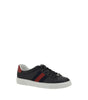 Gucci Black Leather Sneakers
