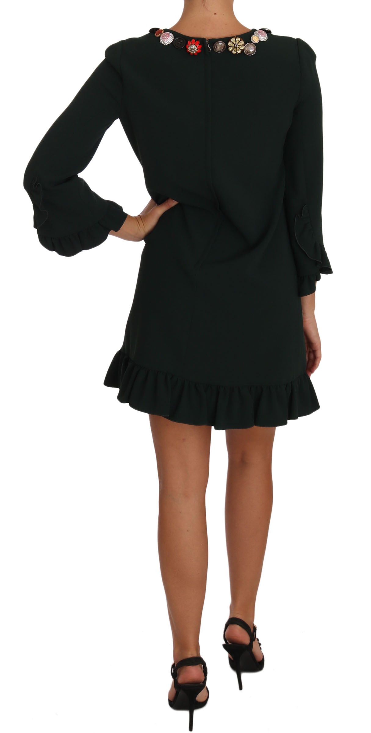 Robe en cristal vert Sicile enchantée de Dolce &amp; Gabbana