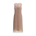 Robe midi en dentelle Fendi