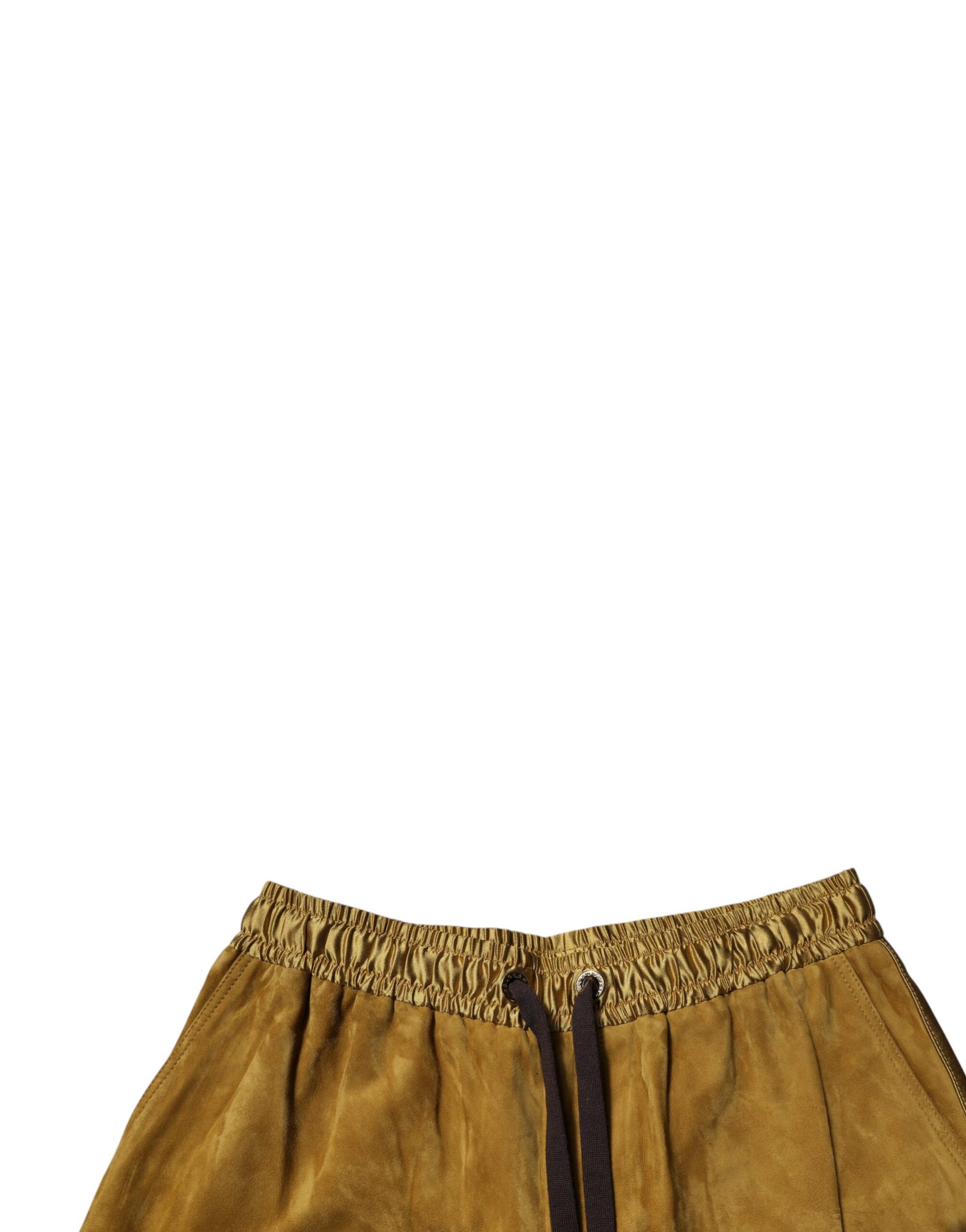 Dolce &amp; Gabbana Bermuda en daim d'agneau marron pour homme