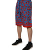 Bermuda Dolce &amp; Gabbana en coton imprimé cerises bleues pour homme