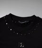 Dolce & Gabbana Black Logo Stud Pullover Sweatshirt Sweater