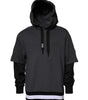 Dolce & Gabbana Melange Gray Cotton Hooded Sweatshirt Sweater