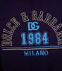 Dolce & Gabbana Blue 1984 Milano CrewNeck Sweatshirt Sweater