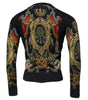 Dolce & Gabbana Black Heraldic DG Silk Round Neck Pullover Sweater