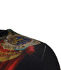 Dolce & Gabbana Black Heraldic DG Silk Round Neck Pullover Sweater
