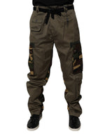 Dolce & Gabbana Multicolor Patchwork Camouflage Cargo Pants