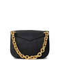 Sac bandoulière en cuir noir Bottega Veneta