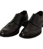 Dolce & Gabbana Black Leather Formal