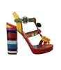 Dolce & Gabbana Multicolor Cotton Sandal