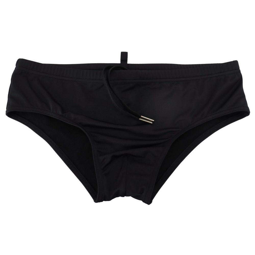 Maillot de bain en polyamide noir Dsquared²