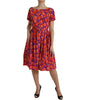 Dolce & Gabbana Purple Cotton Dress