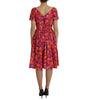 Dolce & Gabbana Purple Cotton Dress