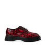 Dolce & Gabbana Red Calfskin Formal