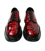 Dolce & Gabbana Red Calfskin Formal