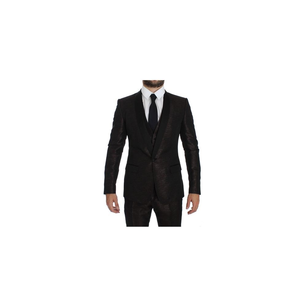 Costume en polyester bicolore Dolce &amp; Gabbana